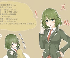 あなたの妄想したキャラクターをイラスト化します イメージ1