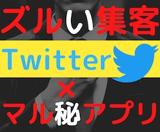 あるアプリで特定属性のフォロワーを集める裏技教ます 他言厳禁！あるアプリを使って集客するズルいTwitter運用