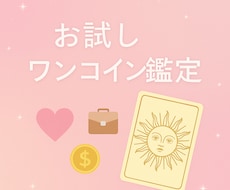 まずはお試し！ワンコインで占います