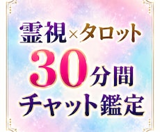 30分間チャット形式で、じっくりお悩みお聞きします 恋愛/彼の気持ち/仕事/転職/人間関係/霊視タロット鑑定