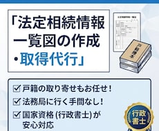 法定相続情報一覧図作成代行承ります イメージ1