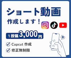 ショート動画作成します イメージ1