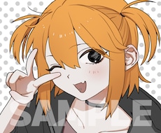 SNSアイコン用のイラストお描きします イメージ1