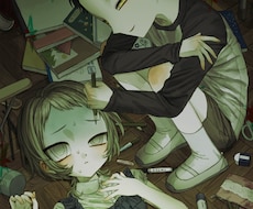 薄暗い雰囲気のイラスト制作します アイコン、立ち絵、一枚絵、動画用イラスト等