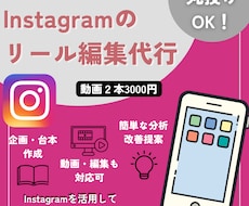 初心者OK！Instagramリール動画作成します イメージ1
