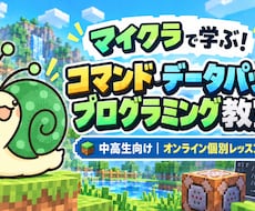 Minecraftでプログラミングを教えます 今日からあなたもコマンダー、データパッカー！