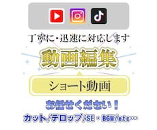 ショート動画の編集承ります ショート動画を作ってみたいという方へ！