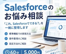 Salesforceの要件整理・設定を支援します イメージ1