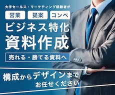 法人向け｜営業・提案・コンペ資料を作成します イメージ1
