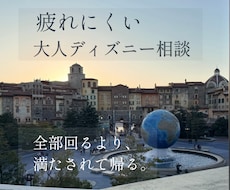 疲れにくい大人ディズニーの回り方を一緒に整えます ご要望をお伺いし、無理なく楽しめる回り方をご提案します