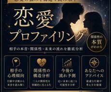 深層心理の解析で彼の行動のなぜを暴きます イメージ1