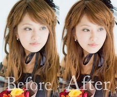 写真や画像を綺麗にします。ポートレイト等、修正補正をして綺麗な写真に！