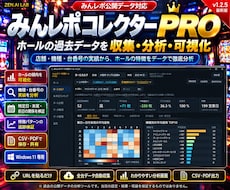 ジャグラーの台データ収集・分析ツールを販売します ジャグラーBB/RBも取得・ホールカルテで過去実績を見える化