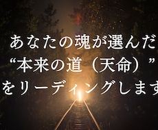 魂が選んだ“本来の道（天命）”をお伝えします イメージ1