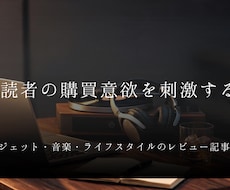 レビュー記事・アフィリエイト記事を執筆します 読者の購買意欲を刺激！ガジェット・音楽等