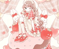 キュートな女の子描きます イメージ1