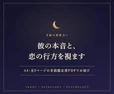 タロットと占星術で彼の本音と恋の行方を視ます イメージ1