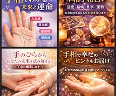 AI精密解析と心に寄り添う手相鑑定をします