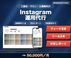 Instagramの運用と投稿制作を代行します イメージ1