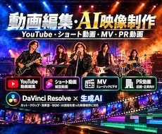 YouTube動画を丁寧に編集します イメージ1