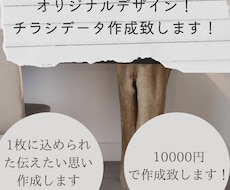 お客様の思いを1枚に込めて作成致します イメージ1