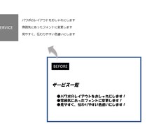 パワポのレイアウトを調整します イメージ1