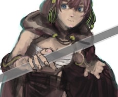 ラフなタッチのイラスト描きます イメージ1