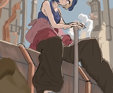 空気感や色彩を意識した背景込みのイラストを描きます イメージ1