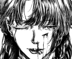 SNS用モノクロイラストアイコン描きます イメージ1