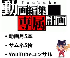 動画編集(専属)&YouTubeのコンサルをします ⭐︎YouTubeチャンネルを完全サポート⭐︎