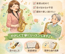 初心者向けのサックスレッスンします イメージ1
