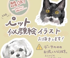ペットの似顔絵イラストお描きします