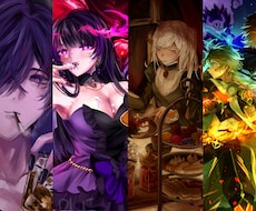 幅広いテイスト対応可能！イラストなんでも制作します アイコン、TRPG、表紙、立ち絵など、イラスト制作承ります