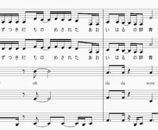 アカペラ楽譜を作ります 累計100曲以上作成してきたアカペラーが作ります
