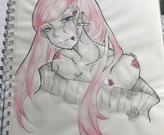 水彩色鉛筆でイラスト描きます イメージ1