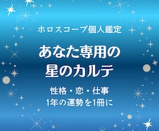 あなただけの星のカルテ｜総合鑑定書を作ります イメージ1