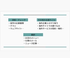 日⇔英文　何でも翻訳します イメージ1
