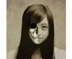 リアルタッチなガイコツ似顔絵