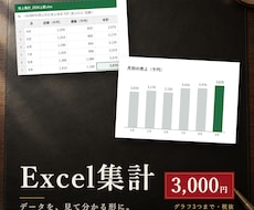 Excelのデータを集計してグラフにします イメージ1