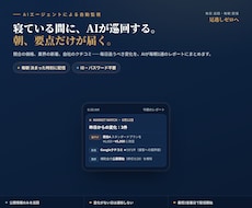 競合・口コミの自動監視レポートを作ります イメージ1
