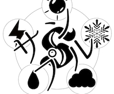 モノクロ（カラー可）でシックなロゴ作ります イメージ1