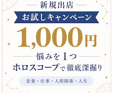 特別価格￤占星術で悩み・知りたい事を1つ占います イメージ1