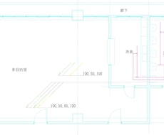 CADにて図面作成・修正します