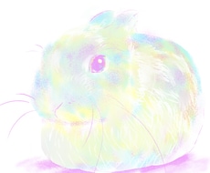 ペット・動物を三原色（虹色仕様）で描きます イメージ1