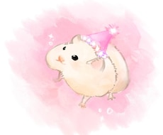 ハムスターや小動物をオイルパステル風に描きます イメージ1