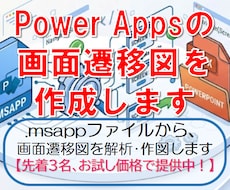 PowerAppsの画面遷移図を作成します イメージ1