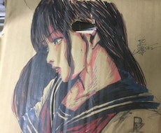 段ボールに似顔絵描きます イメージ1