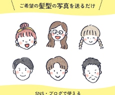 シンプルで親しみやすい！顔アイコン作成します イメージ1