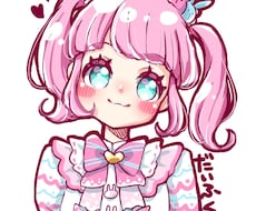 アイコン描きます 可愛い女の子やミニキャラ、ゆるかわな動物イラストが得意です！