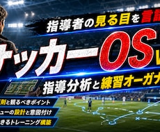 サッカーOS⑤｜指導分析と練習構築を攻略します イメージ1